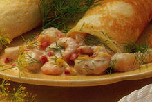 Load the image in the gallery,1 Crepe stuffed with shrimps, scallops, mushrooms, cheese